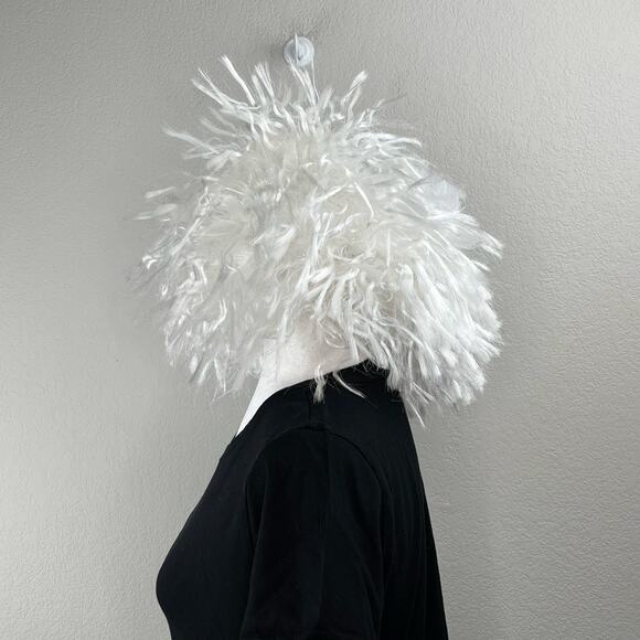 Albert Einstein Mad Scientist Adult Halloween Costume Wig White Crazy Curly Hair - Picture 3 of 9